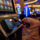 cashless casino gaming editorial illustration