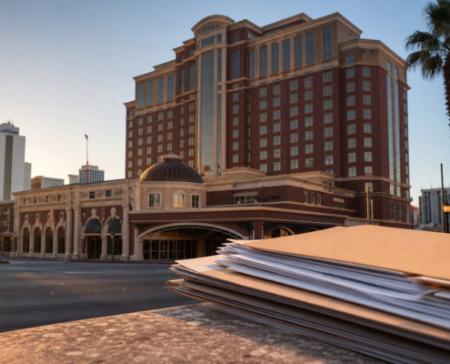 Downtown Grand Las Vegas editorial news image