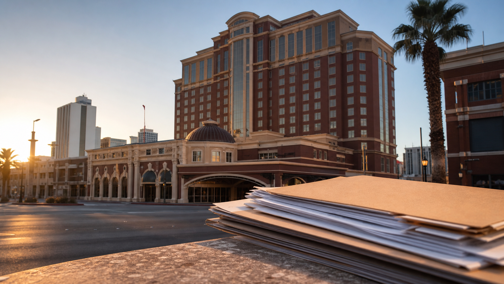 Downtown Grand Las Vegas editorial news image