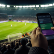 Unbranded sportsbook marketing and football season scene