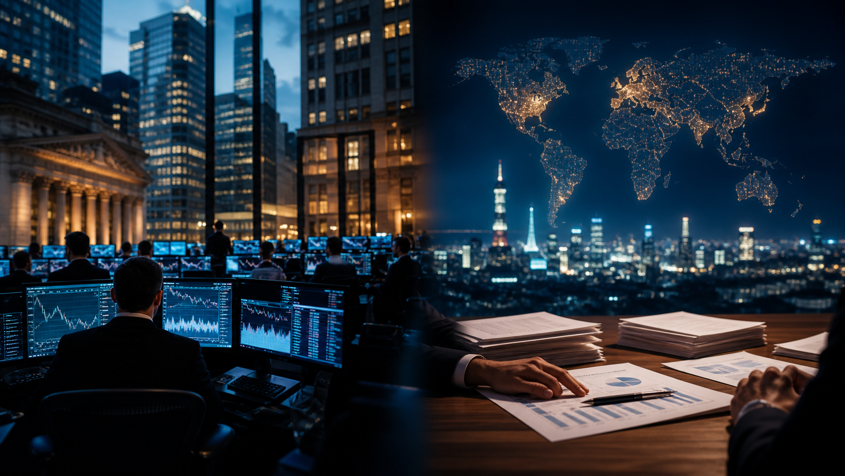 US prediction markets editorial illustration