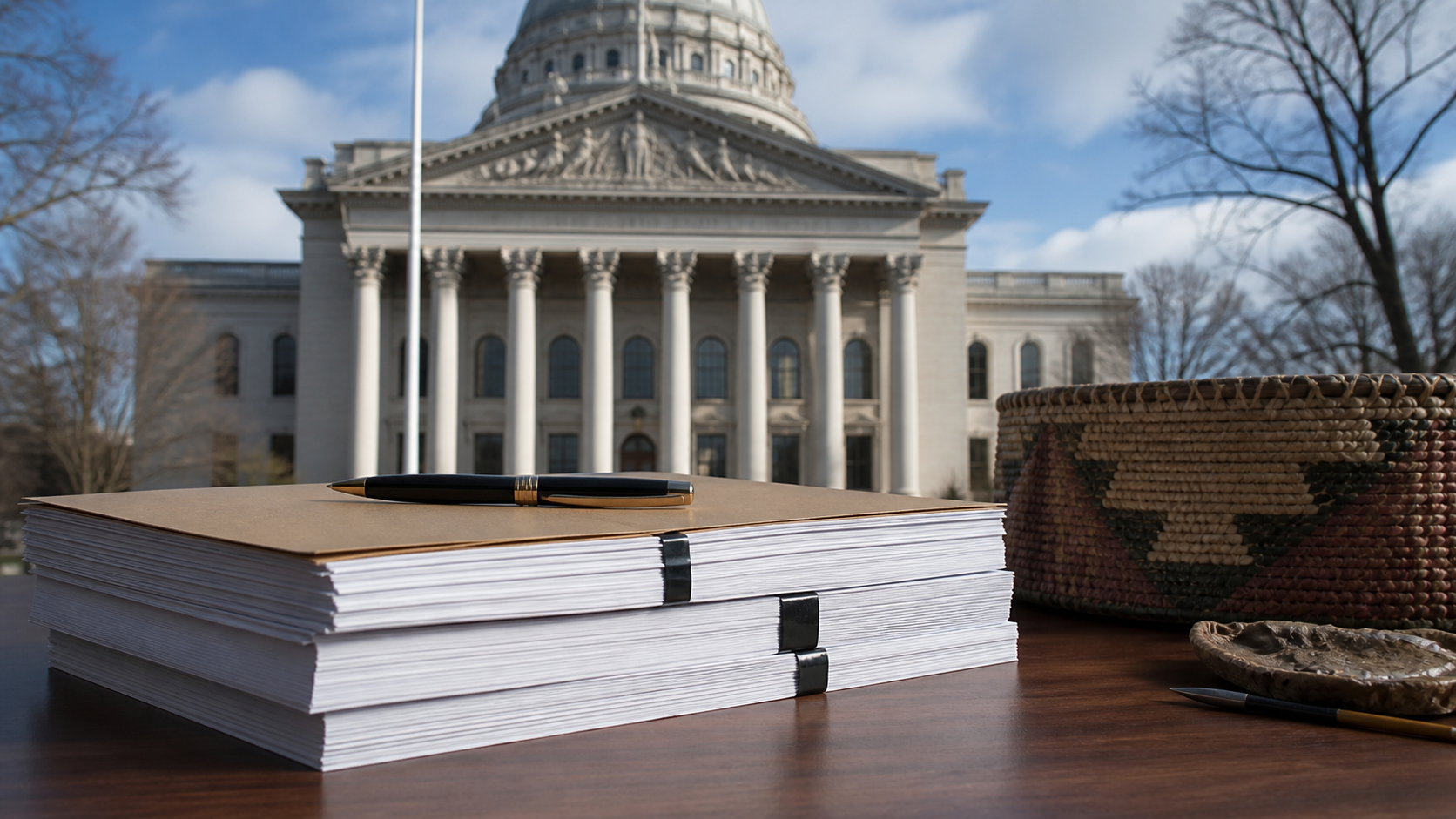 Wisconsin sports betting lawsuit editorial illustration