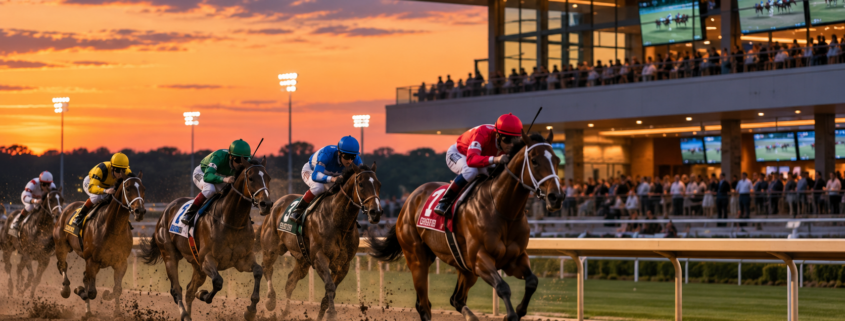 Editorial illustration for Fixed odds horse racing enters Michigan online betting debate