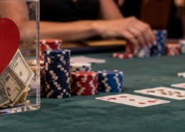 Editorial illustration for Nevada Charity Poker: Governor Candidate Reaches Final Table at Vegas Event