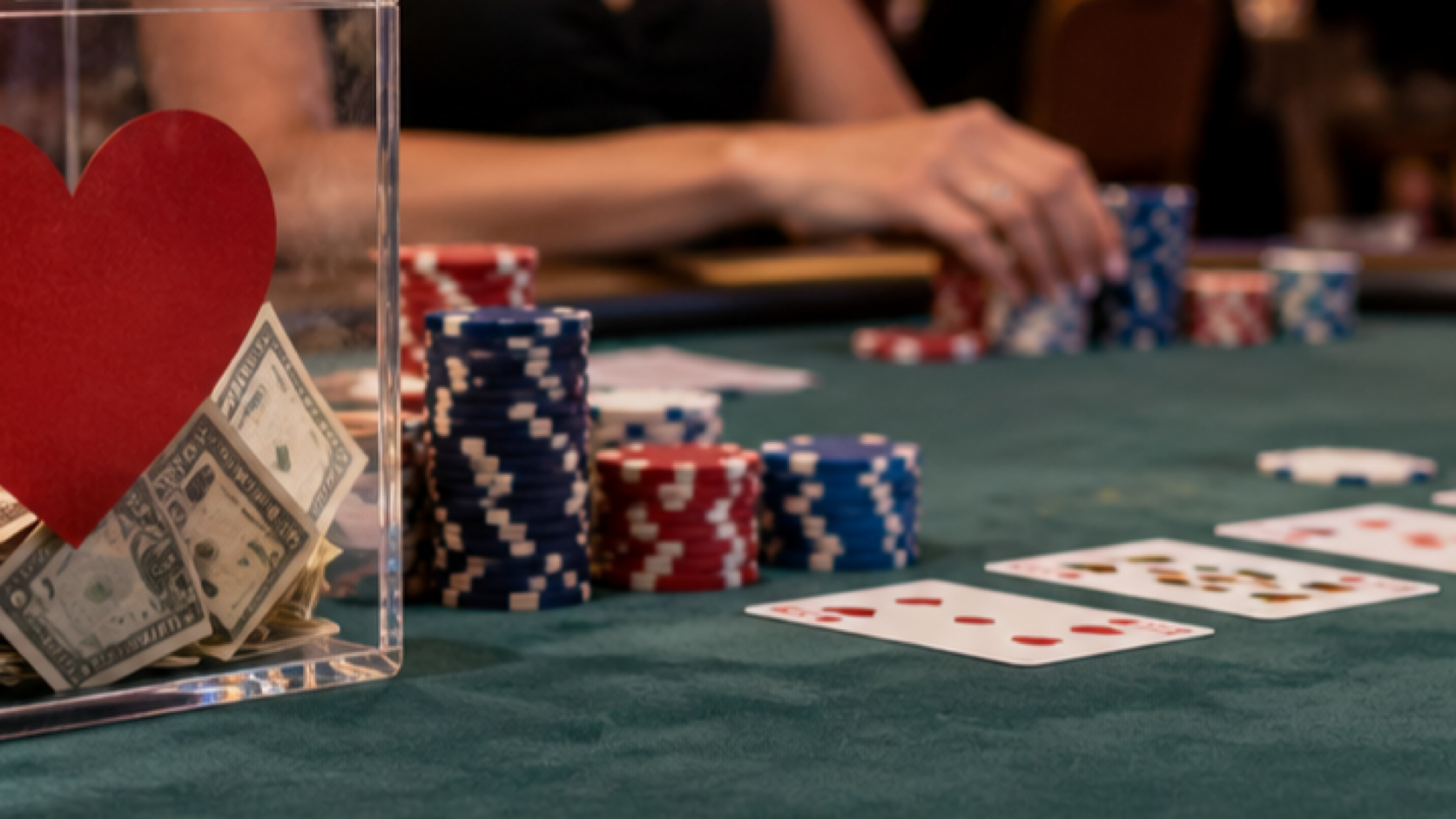 Editorial illustration for Nevada Charity Poker: Governor Candidate Reaches Final Table at Vegas Event