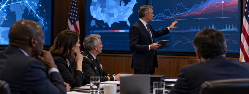 Editorial illustration for Prediction Market Security: Pentagon Warning Adds a New Risk to Event Contracts
