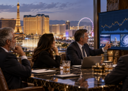 Editorial illustration for Prediction Markets Wynn: A Different View Emerges on the Strip