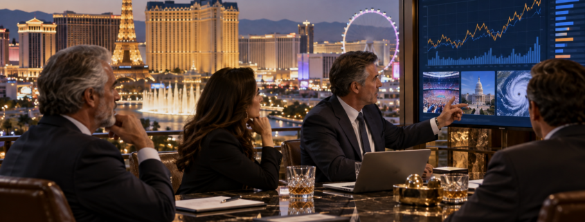 Editorial illustration for Prediction Markets Wynn: A Different View Emerges on the Strip